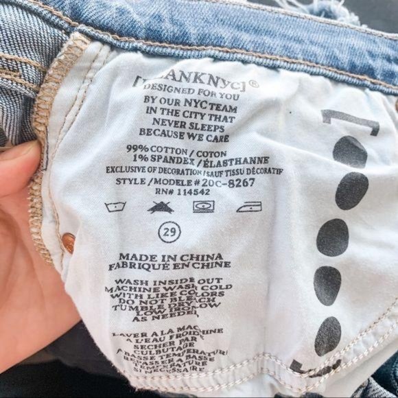 BLANKNYC Denim Pin-up High Rise Shorts 29 … - Picture 6 of 8